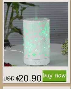 300ml Ultrasonic Aromatherapy Lamp Air Humidifier