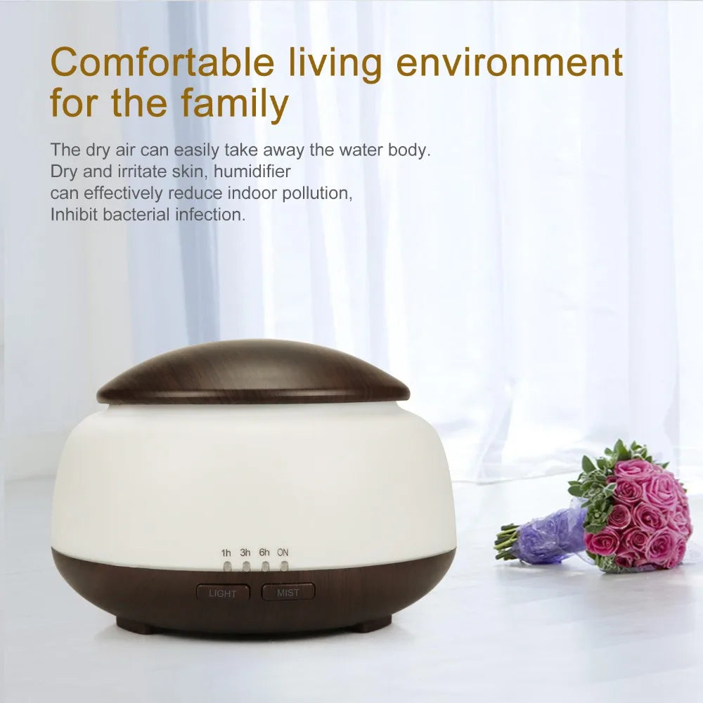 300ml Ultrasonic Aromatherapy Lamp Air Humidifier