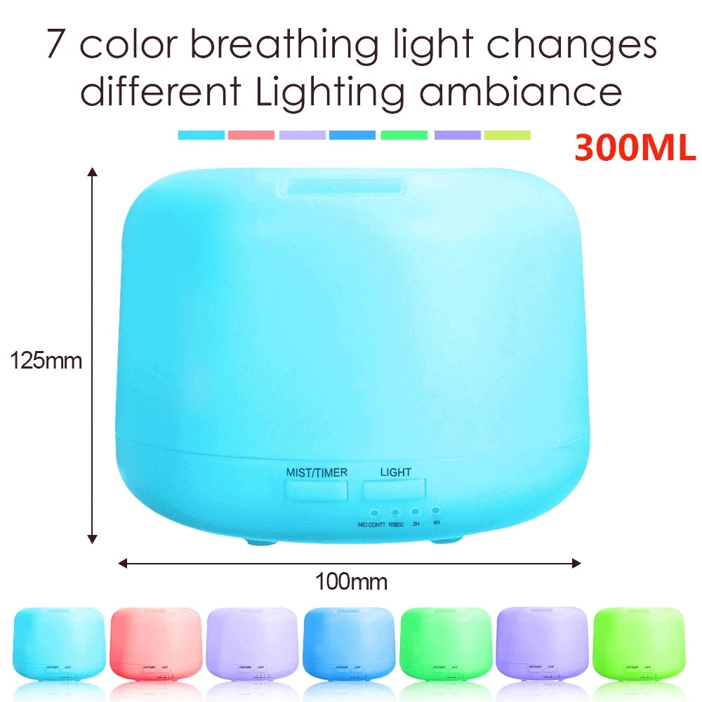 300ML Ultrasonic Aroma Diffuser Air Humidifier