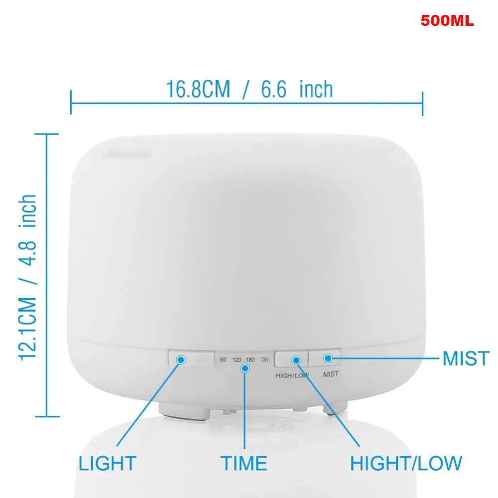 300ML Ultrasonic Aroma Diffuser Air Humidifier