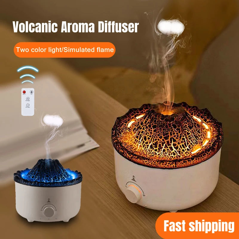 560ml Ultrasonic Air Humidifier with Cute Smoke