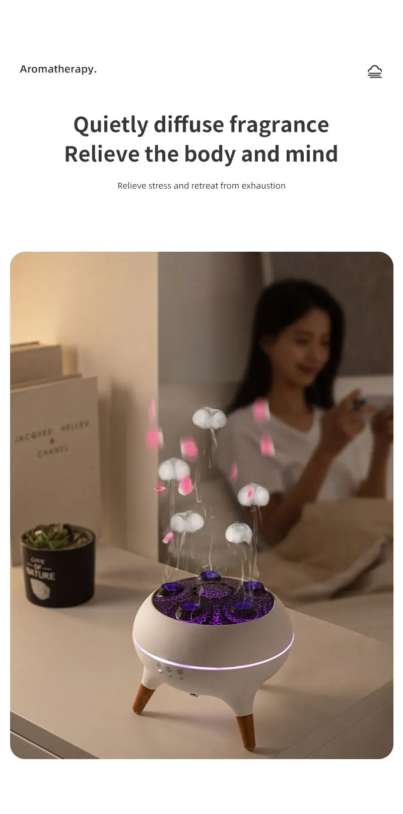 5 Spray Ports Jellyfish Air Humidifier