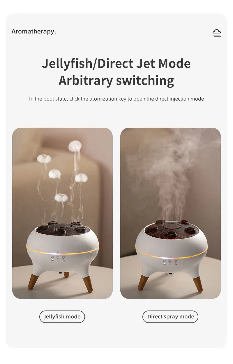 5 Spray Ports Jellyfish Air Humidifier