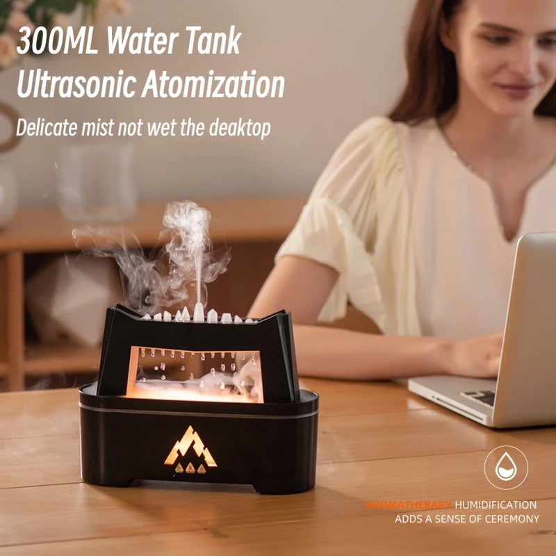 300ML Rain Cloud Aromatherapy Air Humidifier