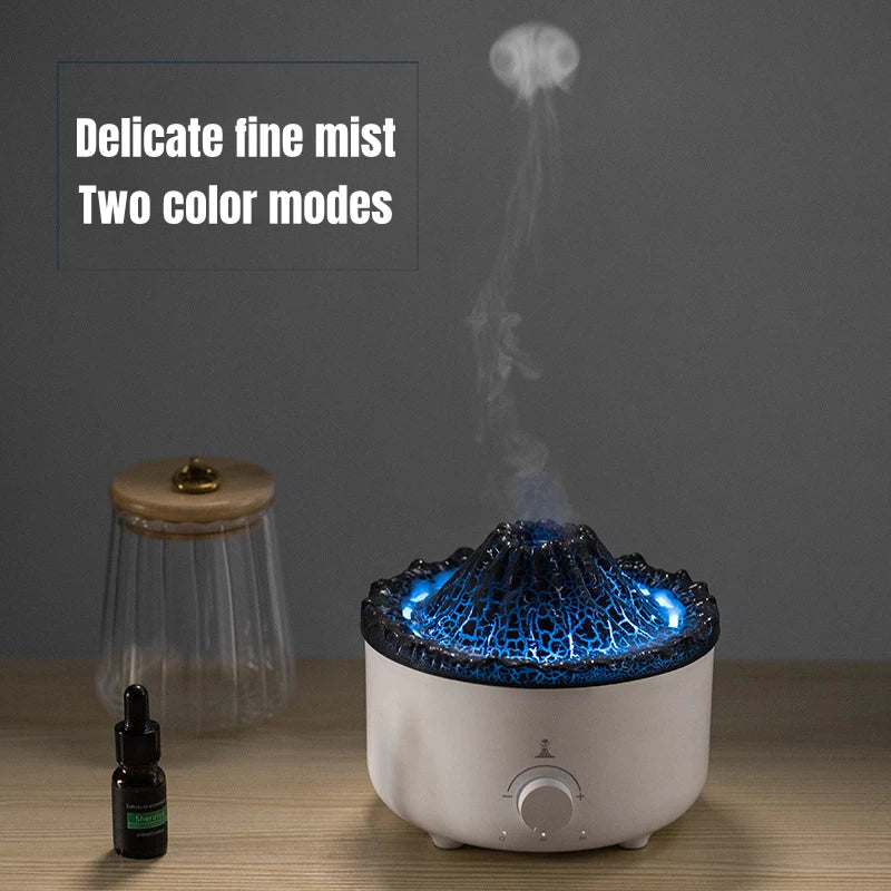 560ml Ultrasonic Air Humidifier with Cute Smoke