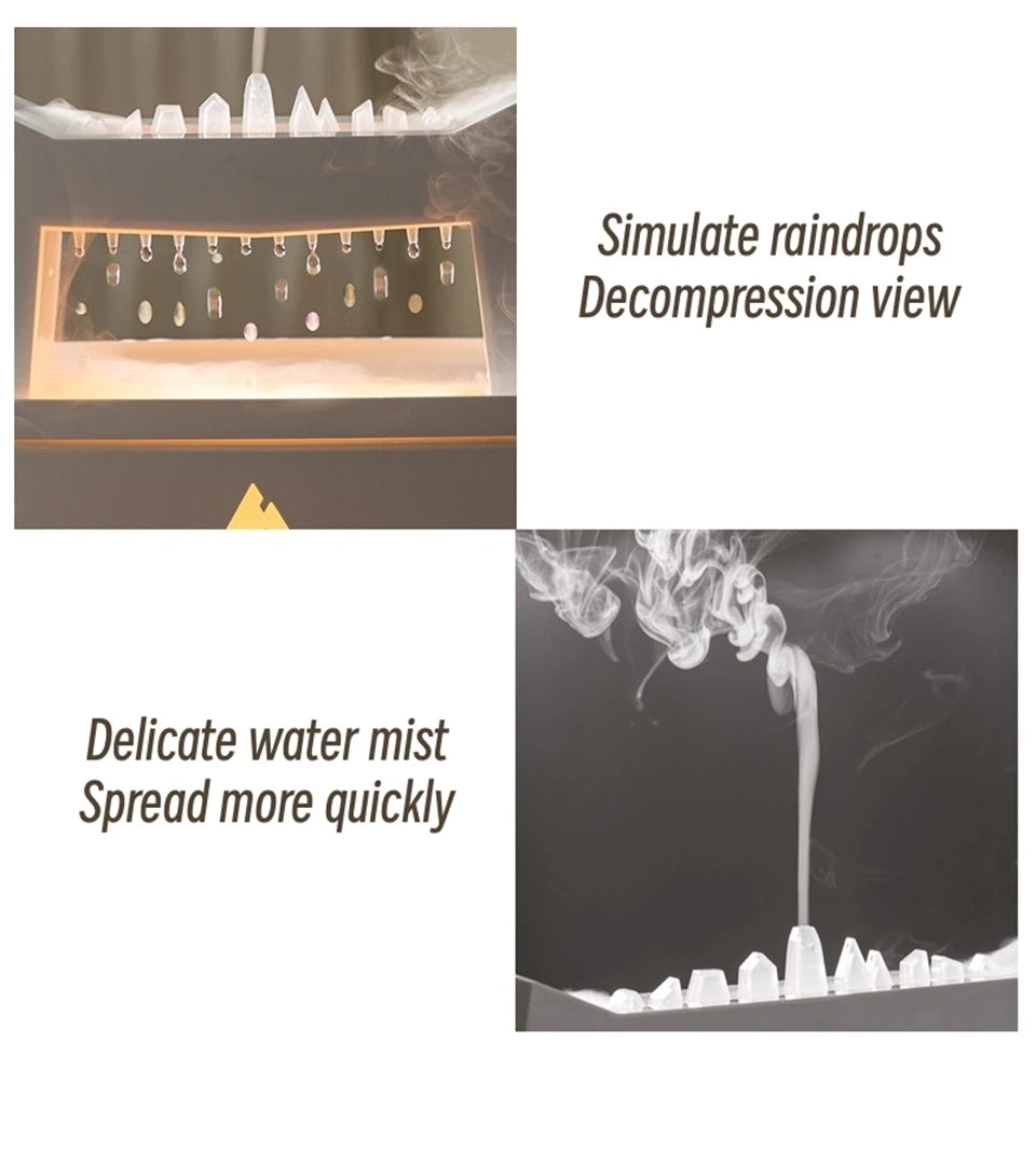 300ML Rain Cloud Aromatherapy Air Humidifier